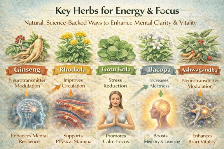 Read more about the article Herbs for Energy and Focus: Boost Vitality and Mental Clarity Naturally
