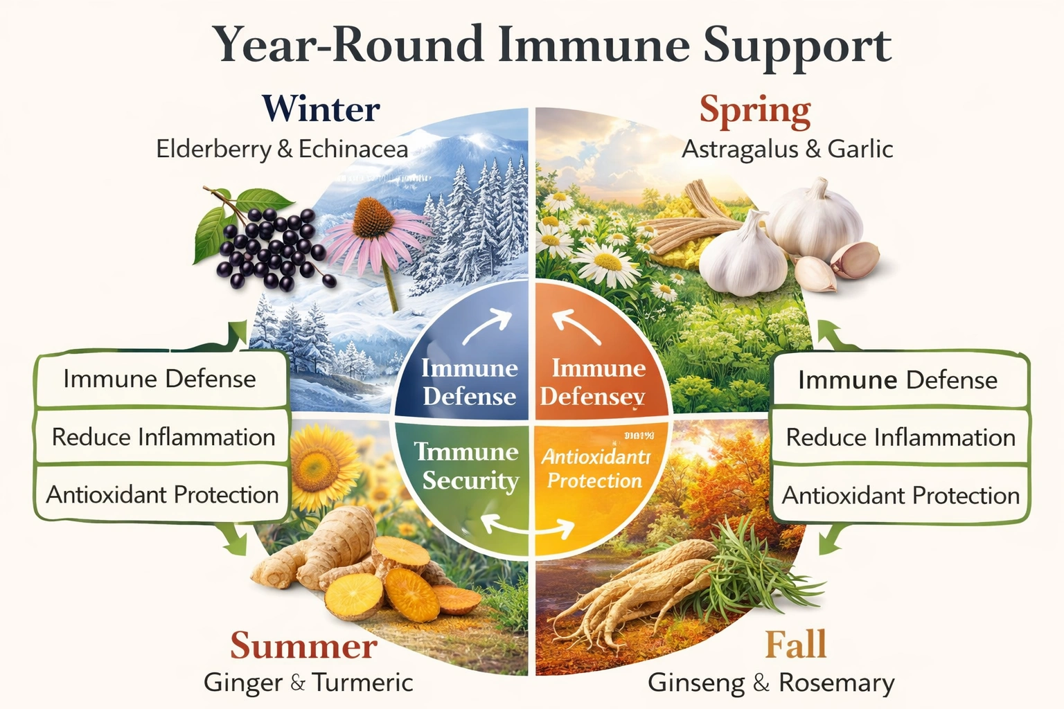 You are currently viewing Seasonal Herbs for Immunity: Protect Your Health Naturally All Year