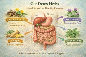 Read more about the article Herbs for Gut Detox: A Natural Approach to Digestive Cleansing