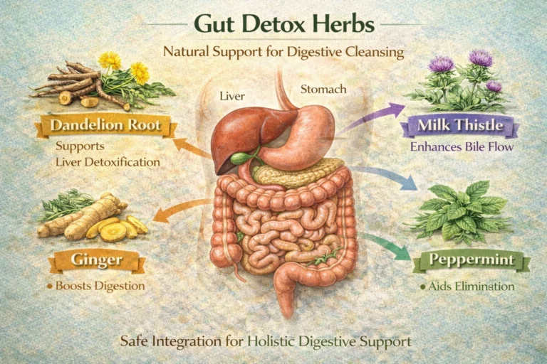Read more about the article Herbs for Gut Detox: A Natural Approach to Digestive Cleansing